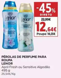 Pérolas de perfume para lenor