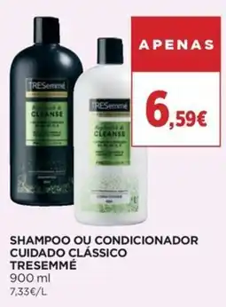 Supercor Shampoo ou condicionador cuidado clássico tresemmé promoção