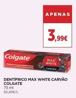 Supercor Dentifrico max white carvão colgate promoção