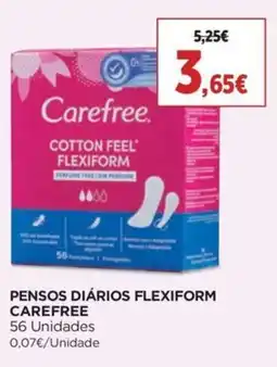 Supercor Pensos diários flexiform carefree promoção