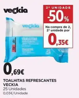 Supercor Toalhitas refrescantes veckia promoção
