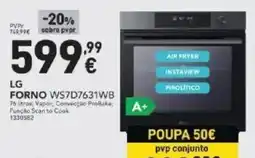 Radio Popular Lg forno WS7D7631WB promoção