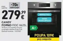 Radio Popular Candy forno FIDC X625L promoção