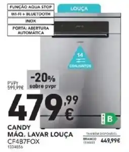Candy máq. lavar louça CF4B7FOX
