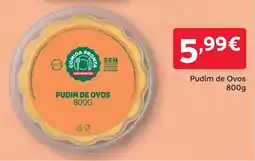 Amanhecer Pudim de Ovos promoção