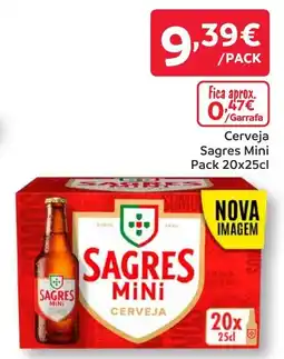 Amanhecer Cerveja Sagres Mini promoção