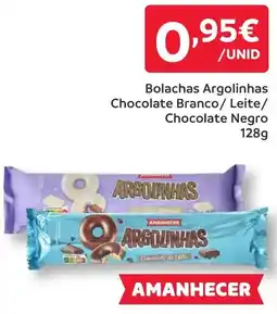Amanhecer Bolachas Argolinhas Chocolate Branco/Leite/ Chocolate Negro promoção