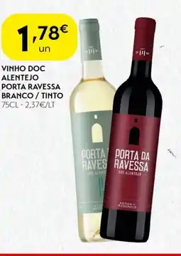 Spar Vinho doc alentejo porta ravessa branco/tinto promoção