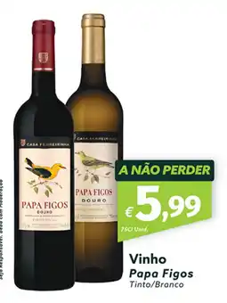 Roque Supermercados Vinho Papa Figos promoção