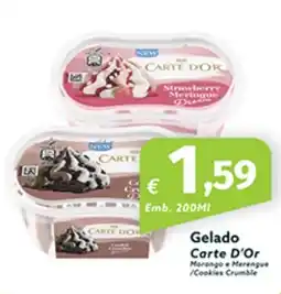 Roque Supermercados Gelado Carte D'Or promoção