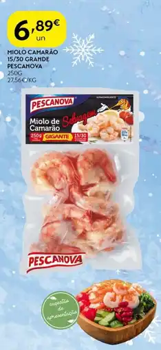 Spar Miolo camarão 15/30 grande pescanova promoção