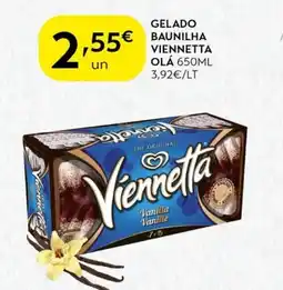 Gelado baunilha viennetta olá