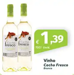 Roque Supermercados Vinho Cacho Fresco Branco promoção