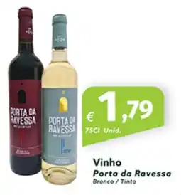 Roque Supermercados Vinho Porta da Ravessa Branco/Tinto promoção