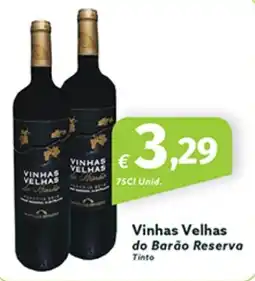 Roque Supermercados Vinhas Velhas do Barão Reserva promoção