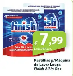 Roque Supermercados Pastilhas p/Máquina de Lavar Louça Finish All In One promoção