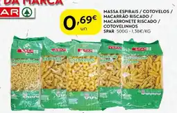 Spar Massa espirais / cotovelos / macarrão riscado / macarronete riscado / cotovelinhos spar promoção