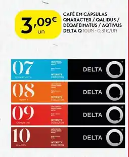 Spar Café em cápsulas qharacter/qalidus / deqafeinatus / aqtivus delta q promoção