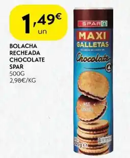 Spar Bolacha recheada chocolate spar promoção
