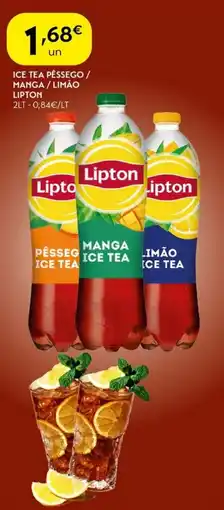 Spar Ice tea pêssego / manga/limão lipton promoção