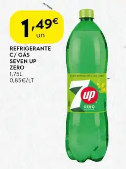 Refrigerante c/ gás seven up zero