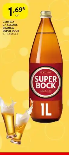 Spar Cerveja c/ álcool branca super bock promoção