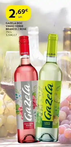 Spar Gazela doc vinho verde branco/rosé promoção