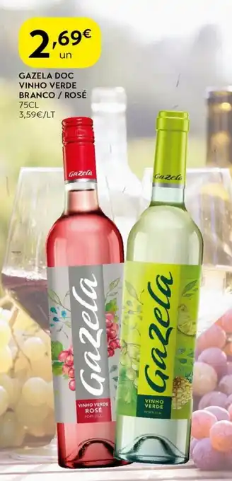 Spar Gazela doc vinho verde branco/rosé promoção