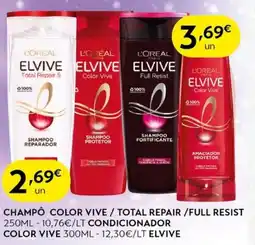 Spar Champo color vive / total repair/full resist promoção