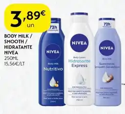 Spar Body milk / smooth/ hidratante nivea promoção