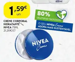 Spar Creme corporal hidratante nivea promoção