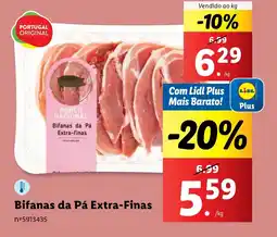 Lidl Bifanas da Pá Extra-Finas promoção