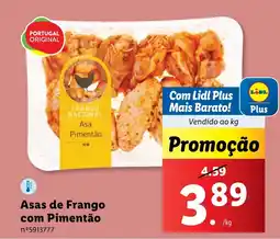 Lidl Asas de Frango com Pimentão promoção