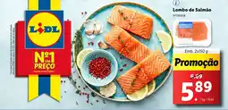 Lidl Lombo de Salmão promoção