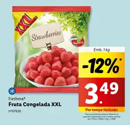 Lidl Freshona Fruta Congelada XXL promoção