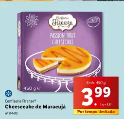 Lidl Confiserie Firenze Cheesecake de Maracujá promoção