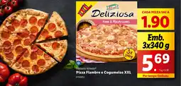 Lidl Trattoria Alfredo Pizza Fiambre e Cogumelos XXL promoção