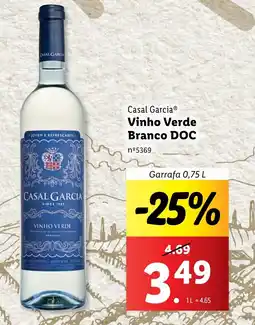 Lidl Casal Garcia Vinho Verde Branco DOC promoção