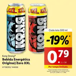 Kong Strong Bebida Energética Original/Zero XXL