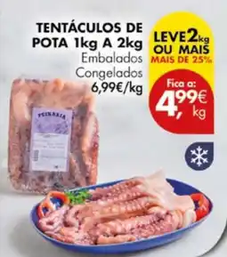 Pingo Doce Tentáculos de pota 1kg a 2kg promoção