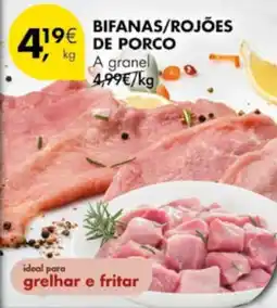 Bifanas/rojões de porco a granel