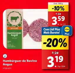 Hambúrguer de Bovino Angus
