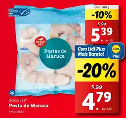 Lidl Ocean Sea Postas de Maruca promoção