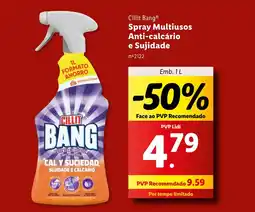 Lidl Cillit Bang Spray Multiusos Anti-calcário e Sujidade promoção