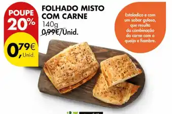 Pingo Doce Folhado misto com carne promoção