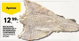 Continente Bacalhau graúdo de 1 da noruega continente salgado seco inteiro promoção