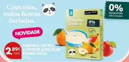 Pingo Doce Farinha láctea 5 frutos s/açúcar pingo doce promoção