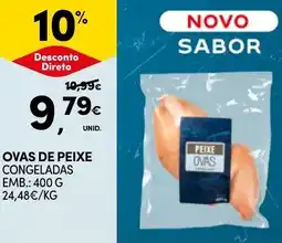 Continente Ovas de peixe congeladas promoção