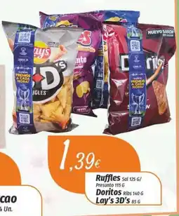 Ruffles Sal / Doritos Ribs /Lay's 3D's