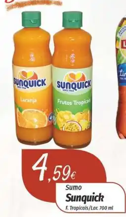 Miranda Supermercados Sumo Sunquick promoção